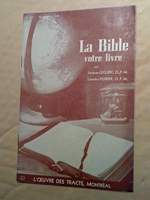 La Bible votre livre