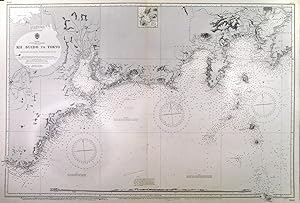 KII SUIDO TO TOKYO . Large detailed sea chart of the south east coast of Honshu / Japan. Compiled...
