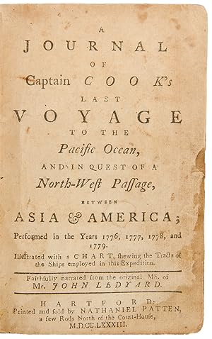 A Journal of Captain Cook's Last Voyage to the Pacific Ocean, and in Quest of a North-West Passag...