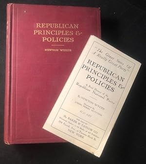 Republican Principles & Policies (w/ ORIGINAL PUBLISHER PROSPECTUS)