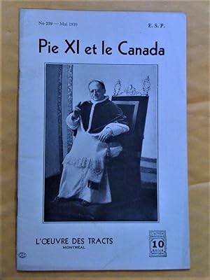 Pie XI et le Canada
