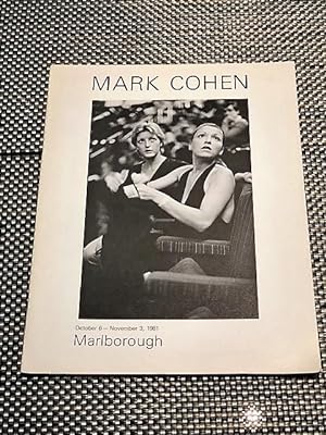 Mark Cohen, October 6 - November 3, 1981 Marlborough Gallery