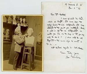 Autograph letter signed ("Thos. Woolner").