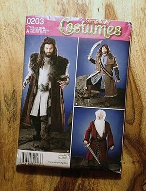 SIMPLICITY COSTUMES : Men's Costumes :: 0203A/1552 : 22 Pieces