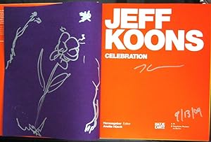 Celebration (SIGNED by Jeff Koons: and with an original drawing of a flower)