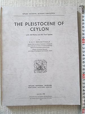 The Pleistocene of Ceylon