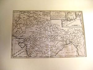 Carte de la Partie Superieure de L'Inde en de ca'du Gange.