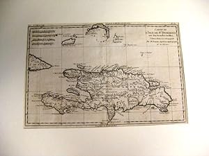 Carte de L'Isle de St. Domingue une des Grandes Antilles.
