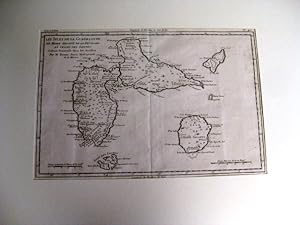 Les Isles de la Guadeloupe, de Marie Galante de la Desirade et Celles des Saintes.
