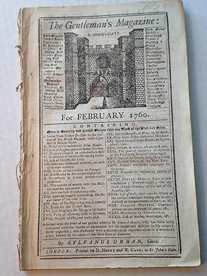 The Gentleman's Magazine For February 1760.