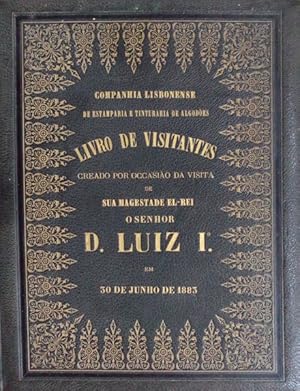 ENCADERNAÇÃO ARTÍSTICA - MANUSCRITO ? SÉC. XIX. LIVRO DE VISITANTES.