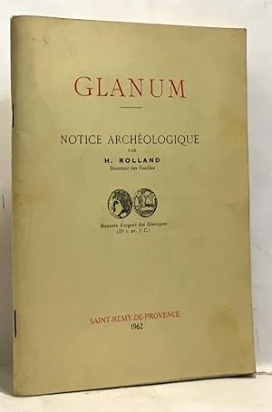 Glanum - notice archéologique