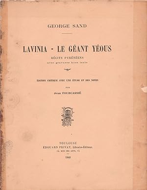 Lavinia - Le Géant Yéous. Récits Pyrénéens