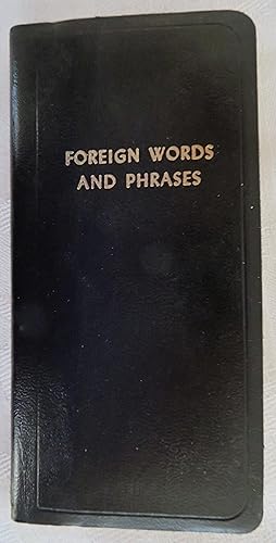 Dictionary of Foreign Words and Phrases (Vest -Pocket Library)