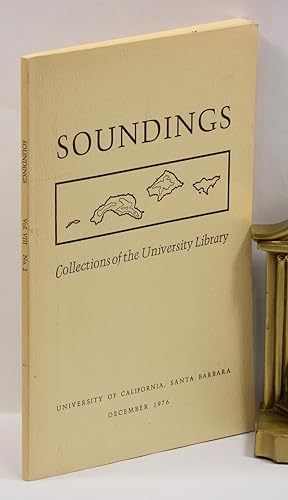 SOUNDINGS: Collections of the University Library