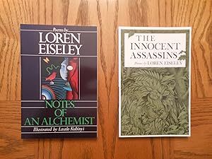 Notes of an Alchemist and The Innocent Assassins - Two book poetry lot by Loren Eiseley