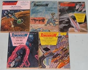 Worlds of Tomorrow: May 1965; May 1966; November 1966; February 1967; May 1967; (five mags)
