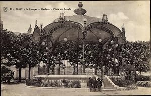 Ansichtskarte / Postkarte Dijon Côte d'Or, Le Kiosque a Musique, Place du Peuple