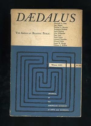 DAEDALUS - Journal of the American Academy of Arts and Sciences: Winter 1963, The American Readin...