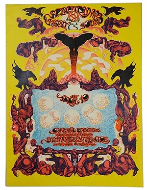 Original psychedelic poster for the Oakland Ballet accompanied by visuals and music at Schwimley ...