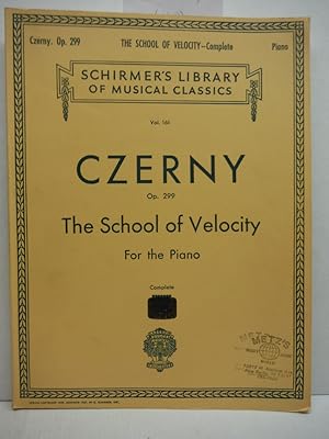 Czerny Op. 299 The School of Velicity For the Piano Complete