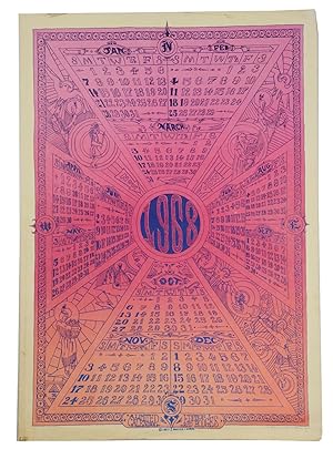 1968: A Limited Edition Calendar (Original head shop poster)