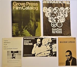 Grove Press Film Catalog with Five Associated Pamphlets