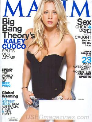 Maxim Magazine, Issue No. 147, March 2010 (Kaley Cuoco Cover)