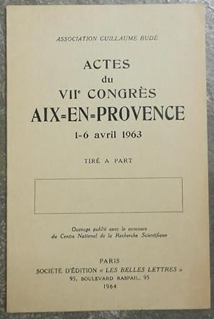 Survivance médiévale du stoïcisme : Abélard, Eckhart. - Actes du VIIe congrès Aix-en-Provence, 1-...
