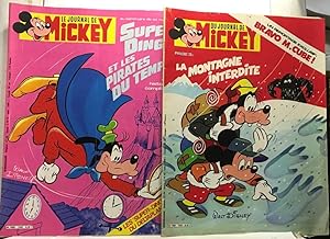 Le Journal de Mickey du n°1534 au n°1543 années 1981-82 10 numéros consécutifs