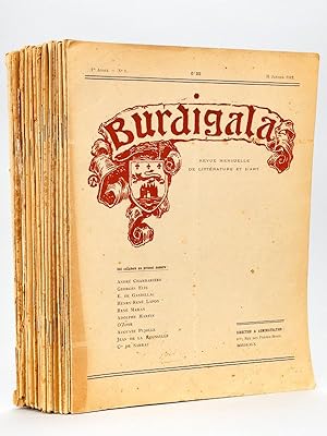 Burdigala. Revue Mensuelle de Littérature et d'Art (Série suivie du N°1 de la Première année 1912...
