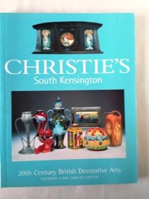20th Century British Decorative Arts - Christie's auction catalogue 4th May 2000