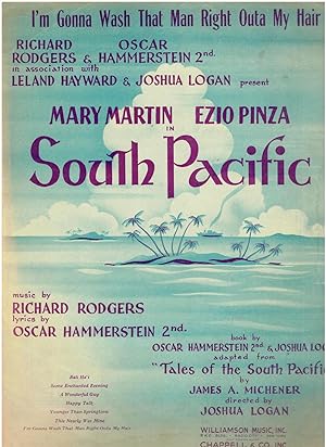 I'm Gonna Wash That Man Right Outa My Hair - Vintage Sheet Music ("South Pacific")