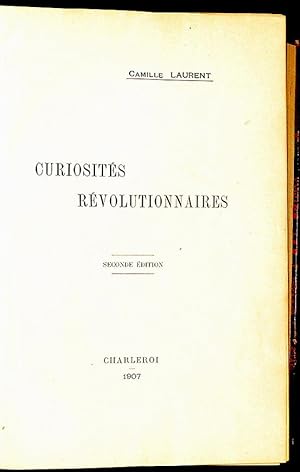 Curiosités Révolutionnaires