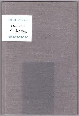On Book Collecting