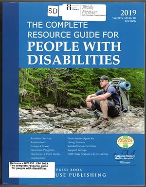 Complete Resource Guide for People with Disabilities, 2019