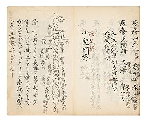 Manuscript on paper, entitled on first leaf "Shinkyu goun sanjutsu sho" ("Five Aspects and Three ...