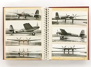 An album of 119 photographs of British aircraft of the Second World War, chiefly various models o...