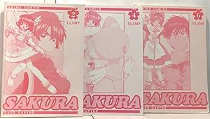 Card Captor Sakura tome 2 + tome 4 + tome 6 ---- Trois volumes