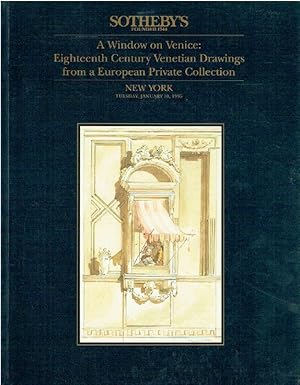 Sothebys January 1995 18th Century Venetian Drawings, European Collection