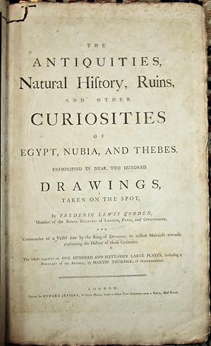 The Antiquities, Natural History, Ruins, and Other Curiosities of Egypt, Nubia, and Thebes