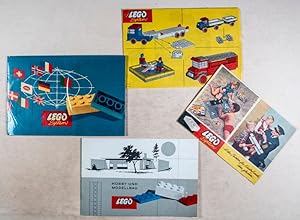 Collection of 5 LEGO SYSTEM Promotion Pamphlets, Brochures, and Instructional Guides [GERMAN]