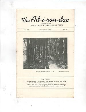 THE AD-I-RON-DAC. Volume IX, #5. November, 1945