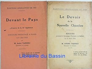 Devant le Pays L'oeuvre de la 14e législature Discours prononcé à Paris le 6 avril 1932