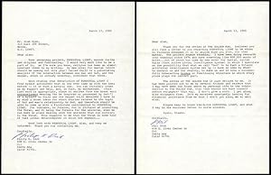 Two Typed Letters Signed to Alan Ryan