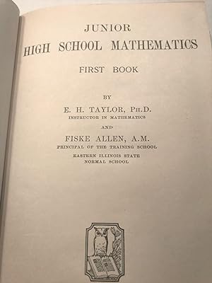 Junior High School Mathematics: First Book