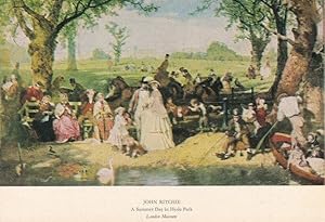 John Ritchie A Summers Day In Hyde Park Painting Medici Postcard