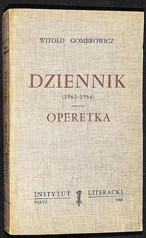 Dziennik (1961- 1966); Operetka.