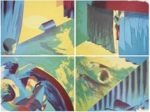 ' Stage Set ' Set of FOUR Signed Lithographs