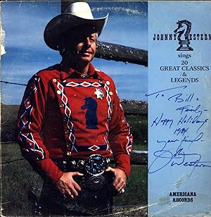 Johnny Western sings 20 Great Classics & Legends (SIGNED VINYL WESTERN VOCAL LP)